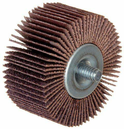 Merit Abrasives 481-08834133020 High Performance Mini Flap Wheel 2 x 1 x 0. 25-20 320 Grit, ZO0XFC_M8OG