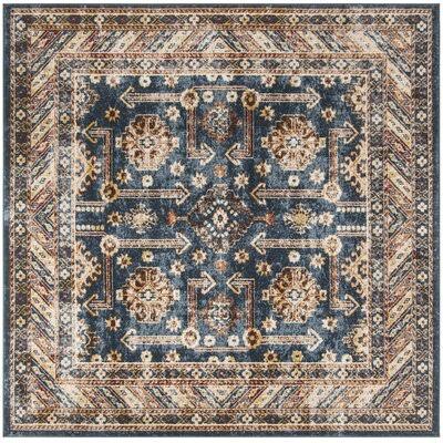 Isanotski Oriental Brown/Blue Area Rug Loon Peak Rug Size Square 12' 5MUWQP_BW7G Isanotski Oriental Brown/Blue Area Rug Loon Peak Rug Size Square 12' 5MUWQP_BW7G
