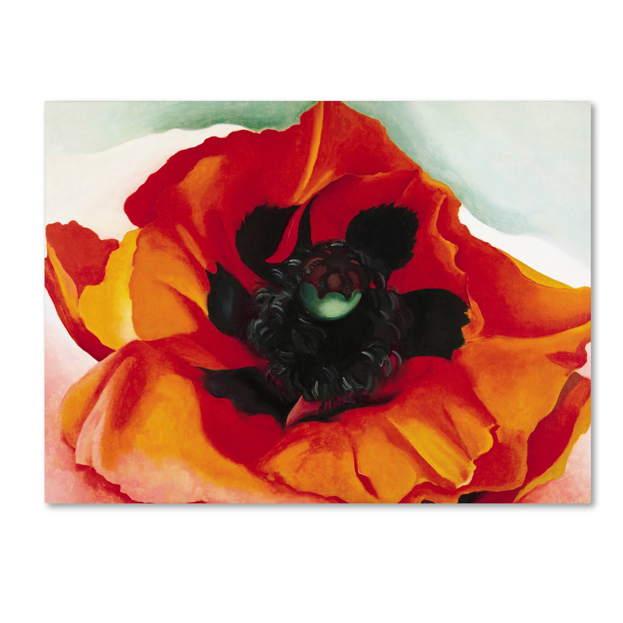 Trademark Fine Art Ali10055-C3547Gg Georgia O'Keefe 'Poppy' Canvas X9MWAJ_AYOW
