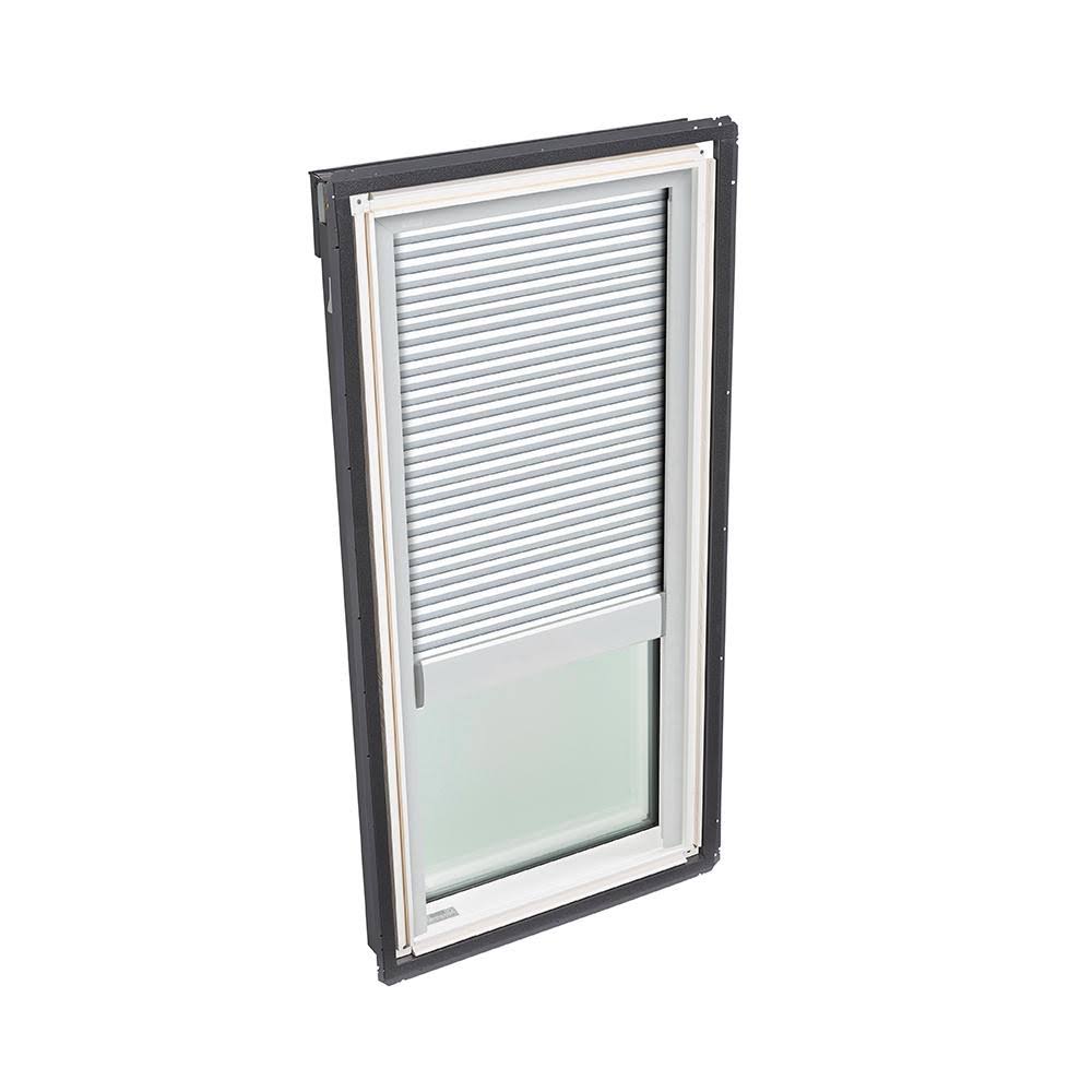 Velux 21 in. x 37-7/8 in. Fixed Deck Mount Skylight with Laminated Low-E3 Glass and White Manual Room Darkening R0CWWB_XHYC