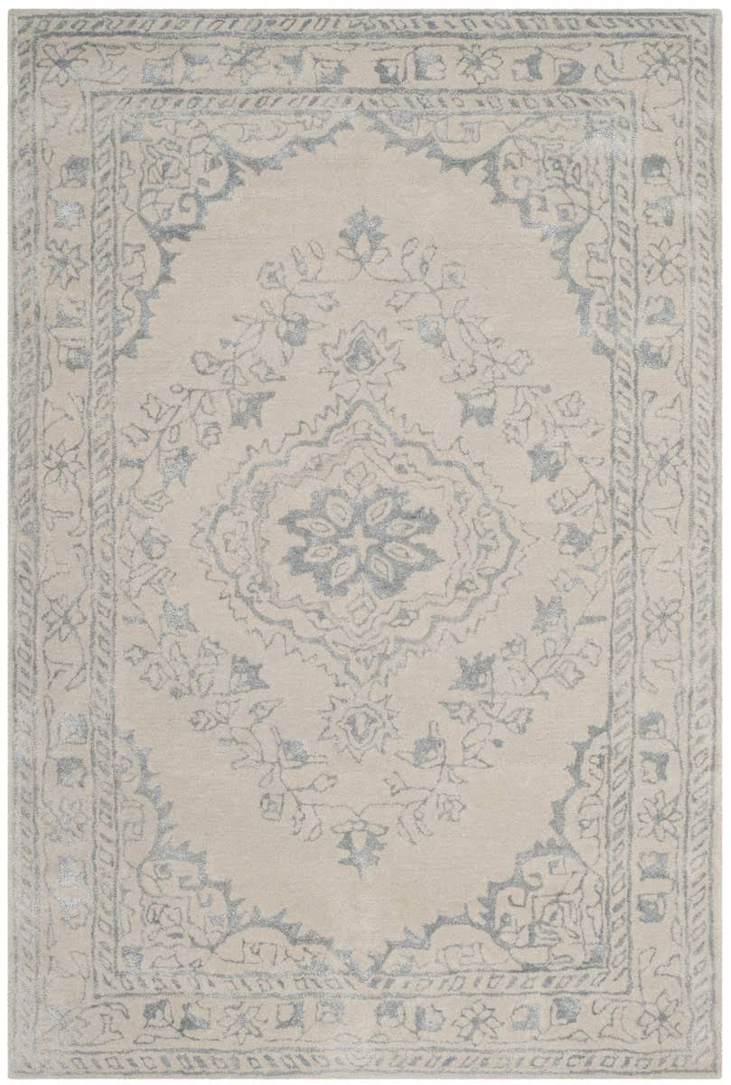 Safavieh Glamour GLM533A Light Grey 4' x 6' Area VIX1EH_HJGP