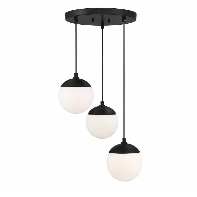 Kara 3-Light Cluster Globe Pendant Finish Matte DVZCSZ_LHIE