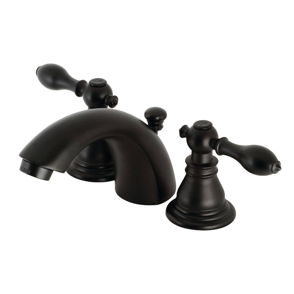 Kingston Brass KB950ACL American Classic Widespread Bathroom Faucet with Drain Assembly Finish Matte HP5YEH_GEZ5