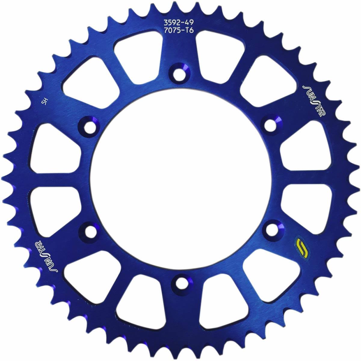 Sunstar 5-359250BL; Rear Sprocket Aluminum Blue INLYID_1WH2