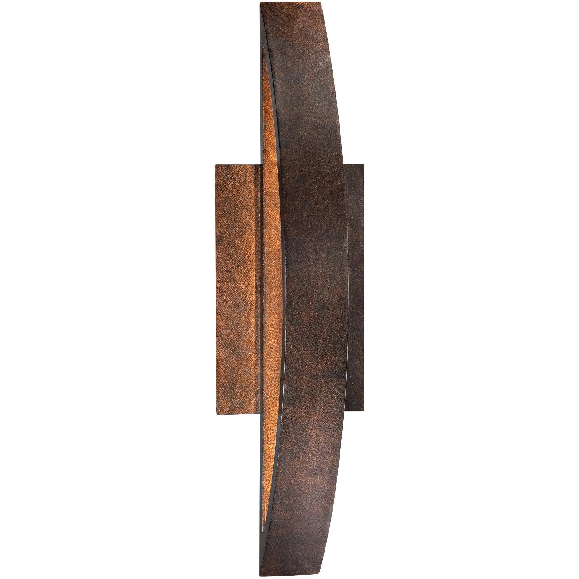 Possini Euro Coppered Arch Indoor - Outdoor LED Wall EGSGCV_W2OH