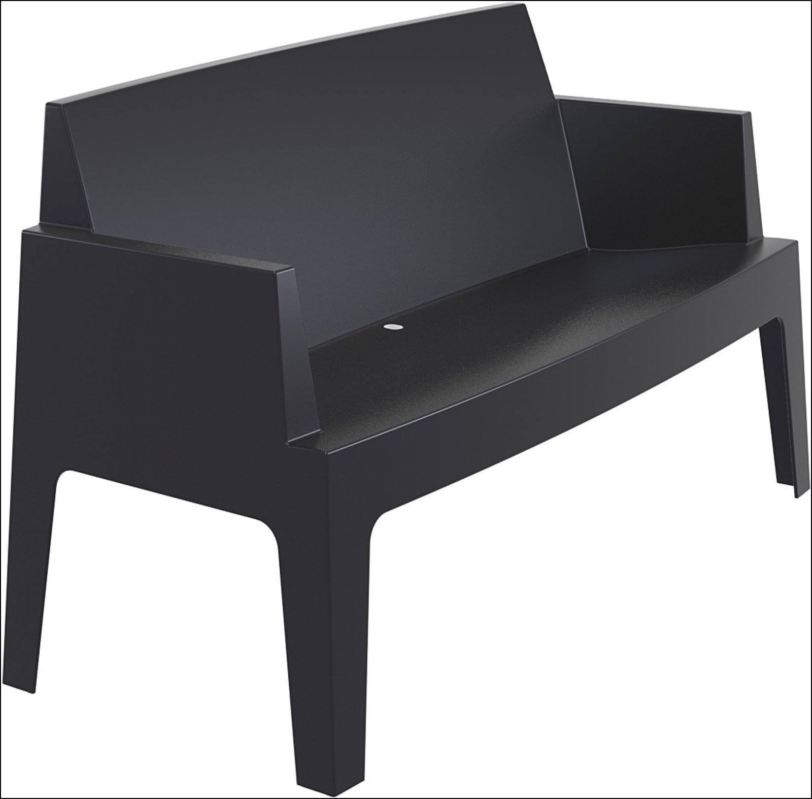 Compamia Box Resin Outdoor Bench YDMI0Q_VSYB