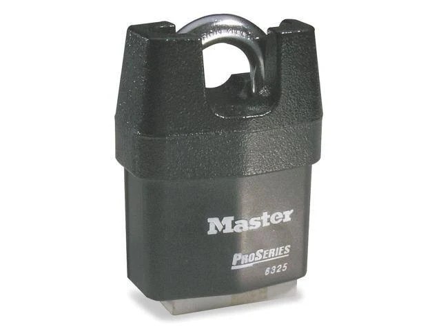 Master Lock 6327KA Hidden Shackle Padlock, 3/4 in H, 7512MG_7JWF