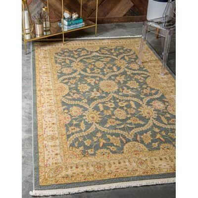 Moore Blue/Beige/Cream/Light Brown/Red Rug Charlton Home Rug Size: Rectangle 9' x 12' UW4P76_N4GK