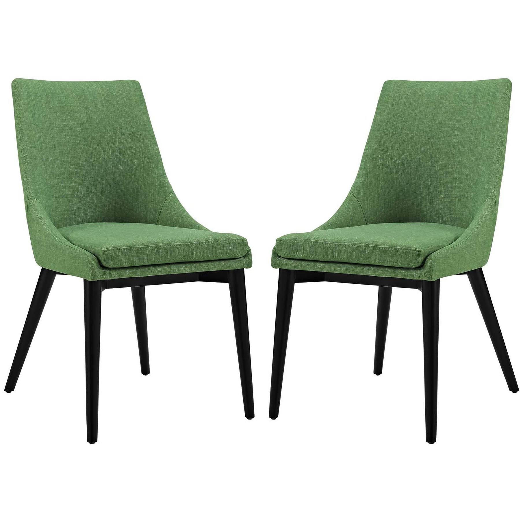 Modway Viscount Dining Side Chair Fabric Set of 2 - Kelly SJHFYT_ODKC