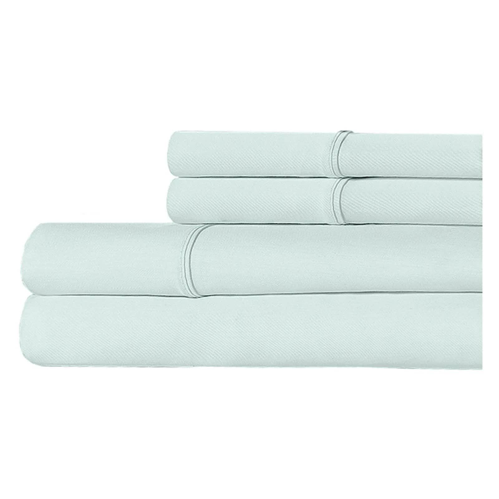 100% Cotton Percale 300 Thread Count 4-Piece Sheet Set - King - ZPX1Z3_8TWI