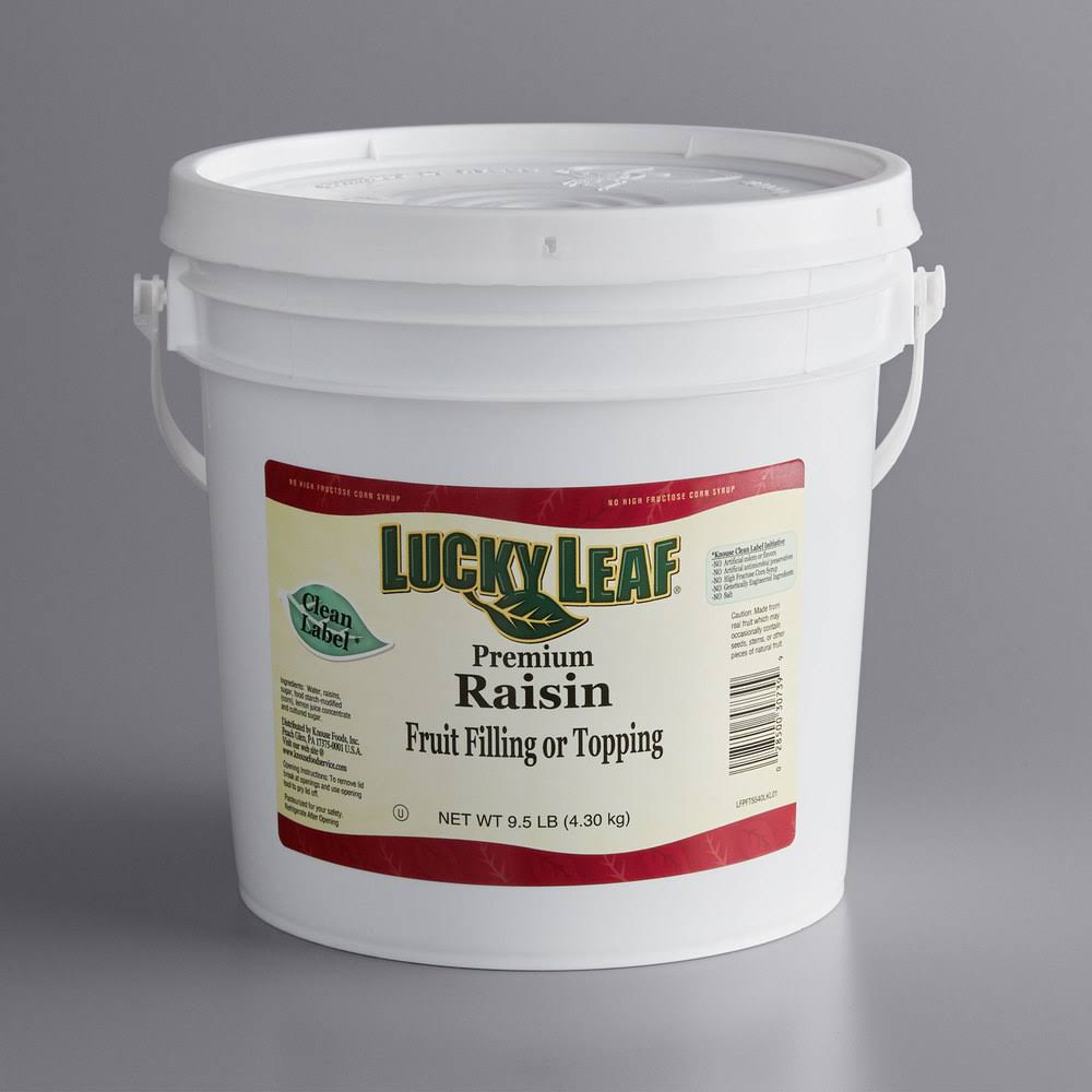 Lucky Leaf Premium Raisin Fruit Filling Topping - 9.5 lb. HEEVR4_0PDQ