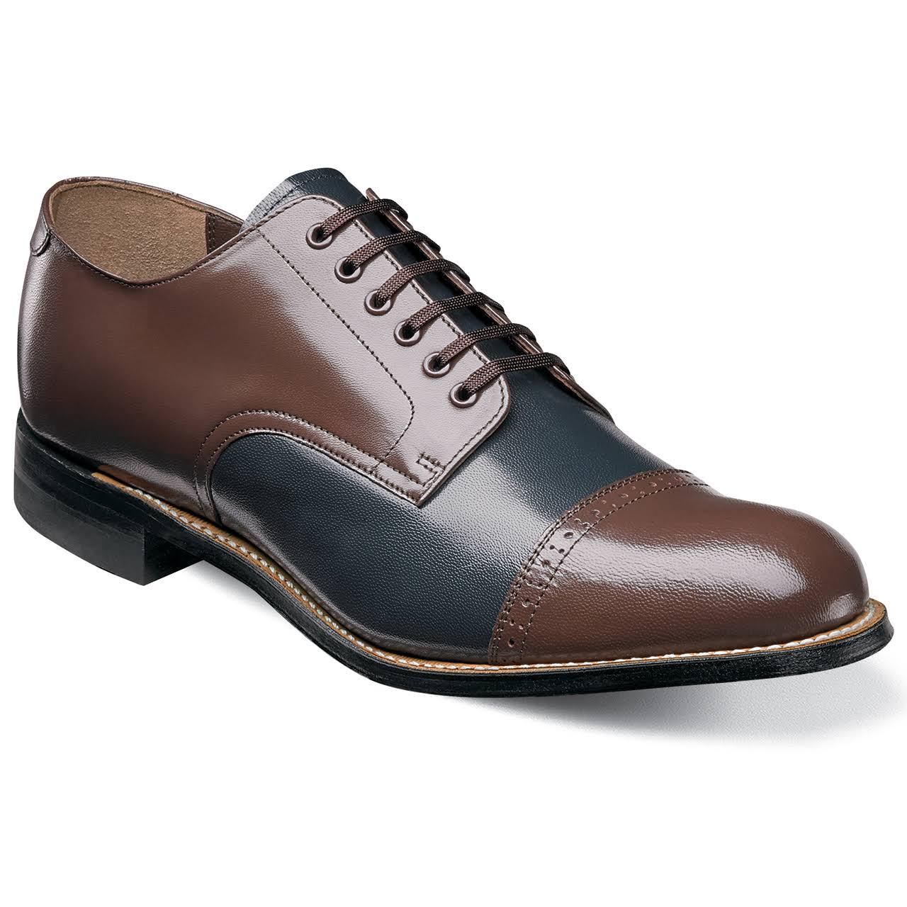 Stacy Adams Madison Cap Toe Oxford - Brown / J40SYB_HYNN