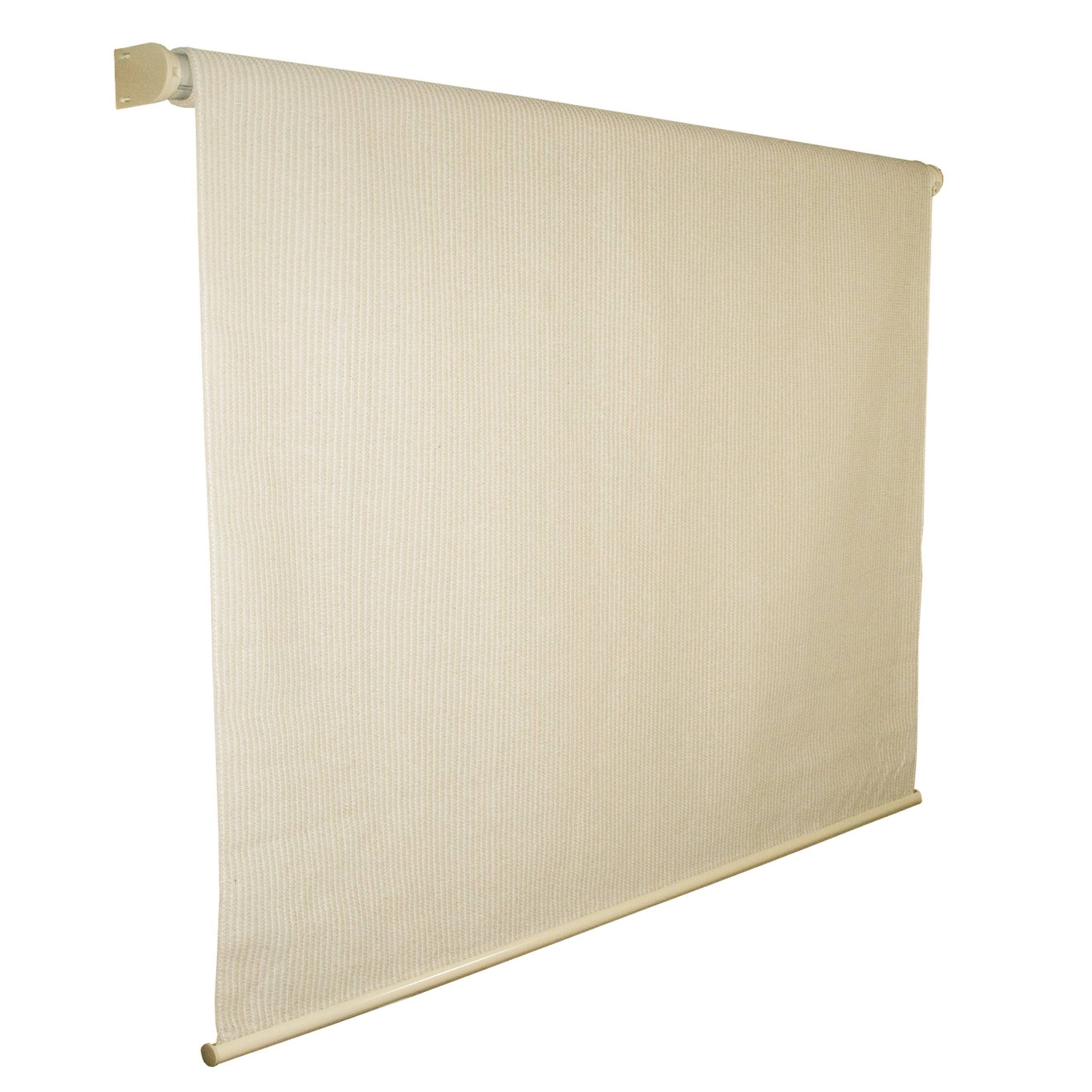 Coolaroo Exterior Roller Shade 120 in. W x 72 in. L Horizontal Southern PZXGDR_GMHU