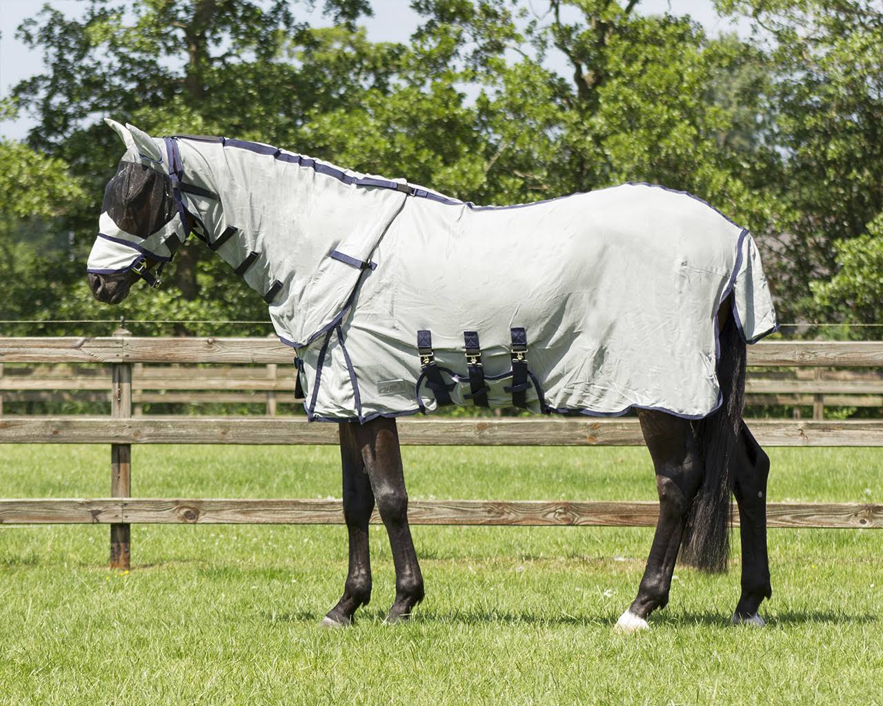 QHP Fly Hood with Collar and Hood Grey 1.85 PA8R0G_NFK4