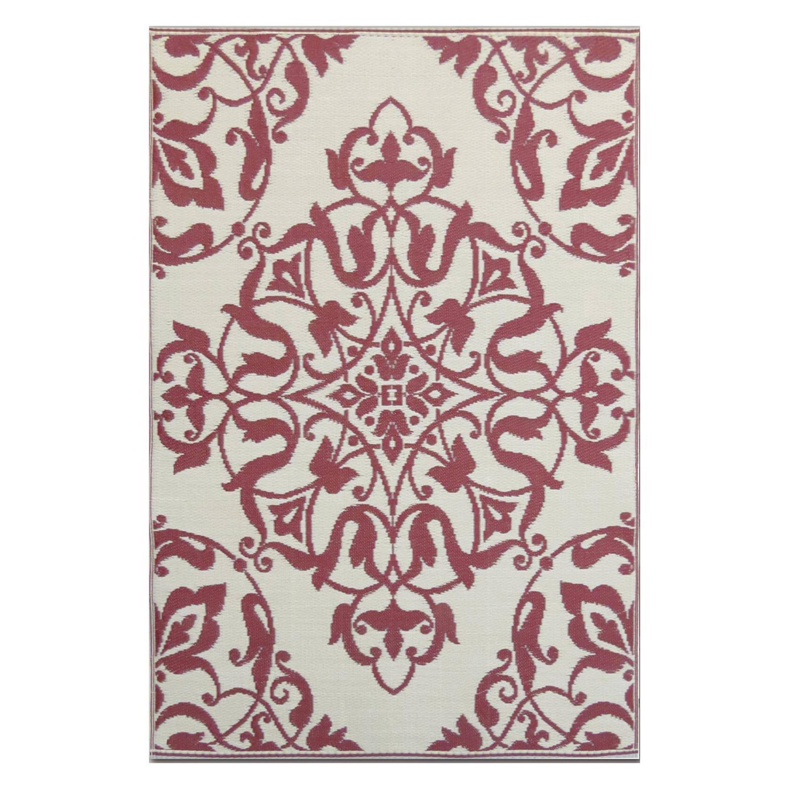 Mad Mats New Wrought Iron 5' x 8' Indoor/Outdoor Area Rug in Deep 0TKZWQ_TLAQ