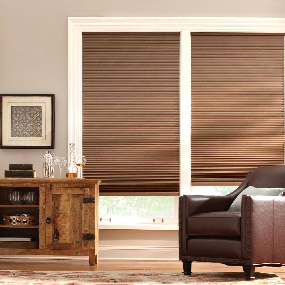 Home Decorators Collection Mocha Cordless Blackout Cellular Shade - 53.5 in. W x 48 in. L, GYA1ZU_QVVV