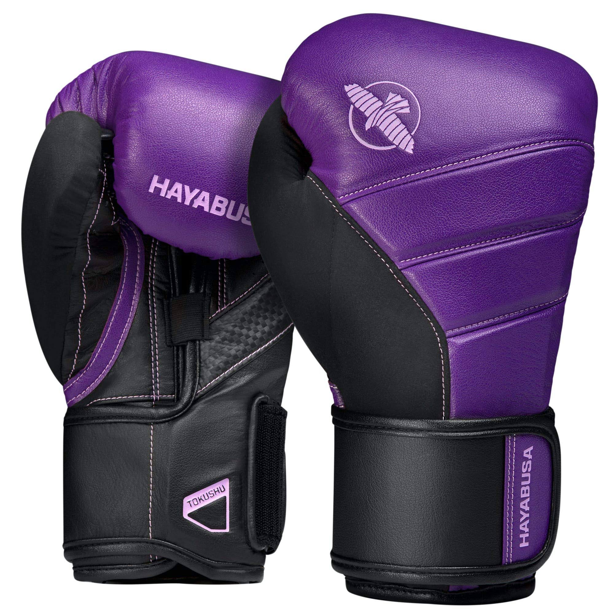 Hayabusa T3 Boxing Gloves - Purple/Black - 12 RY4TER_NRSV