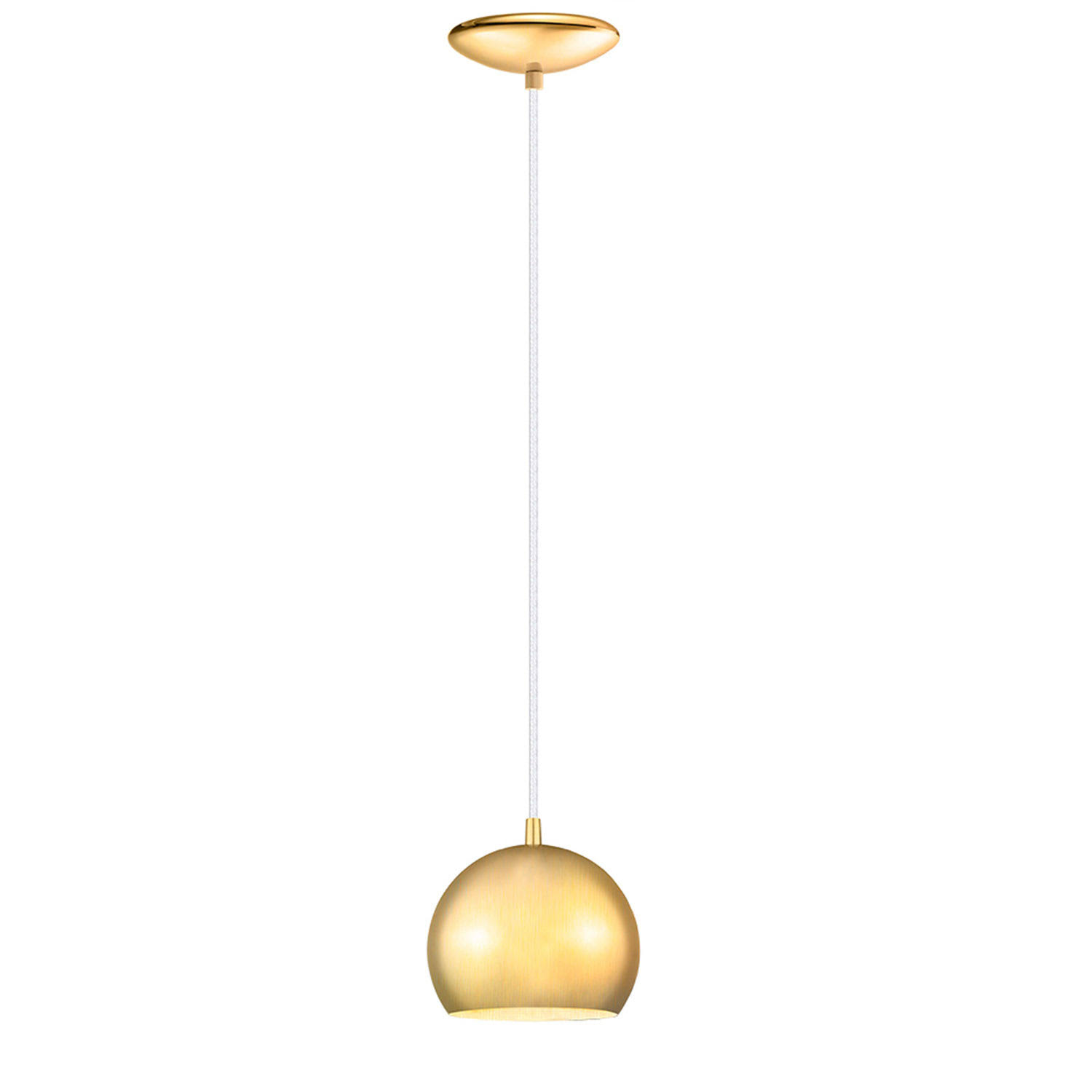 Petto 1-Light Mini Pendant - Brushed Gold 8U2ANJ_8FY9