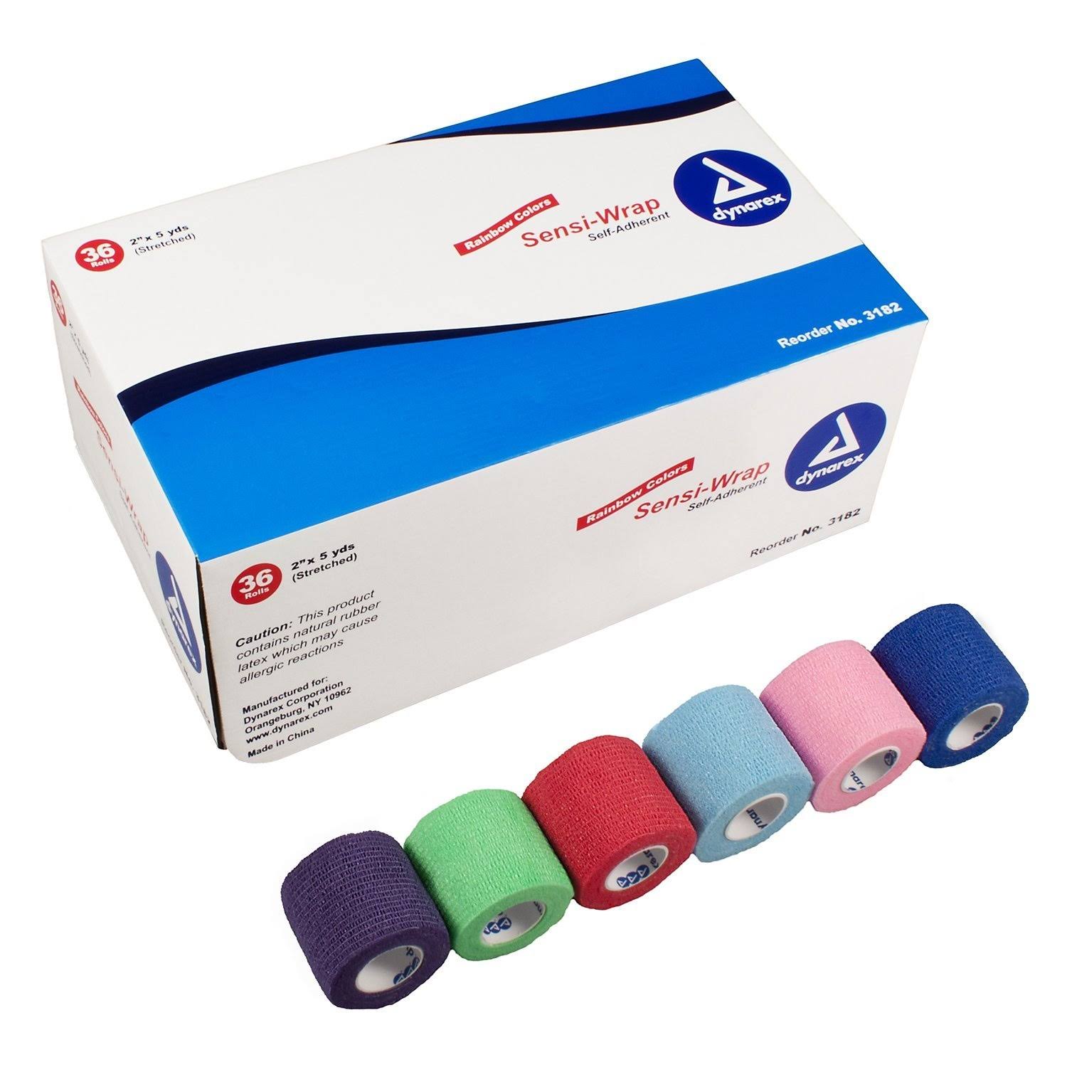 Dynarex 3182 Sensi-Wrap Self-Adherent Bandage roll-36/GZ9RTY_6KEA