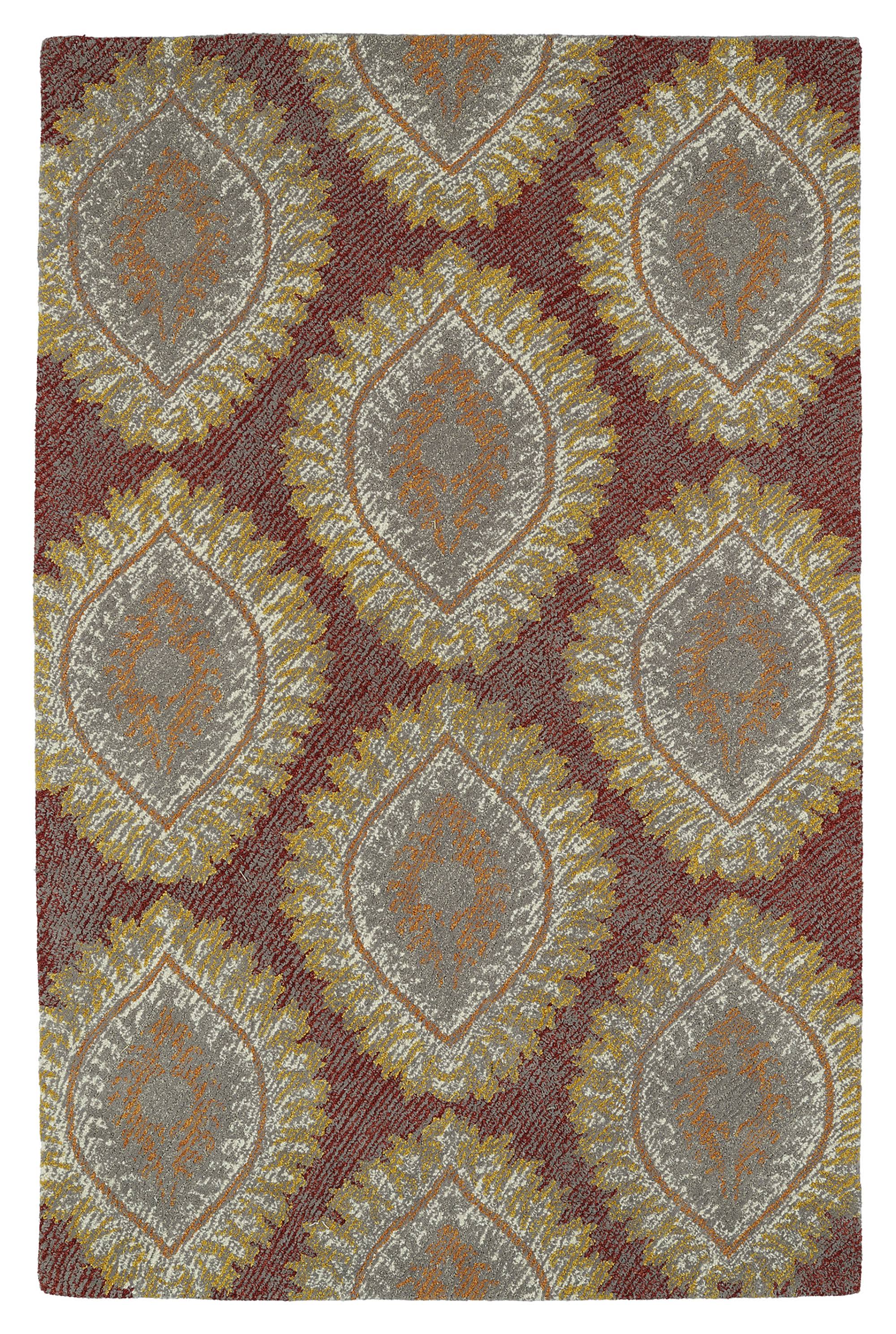 Kaleen Montage Mtg08-25 Red Rug - 3 ft 6 in x 5 ft 6 EW77RF_U8F6