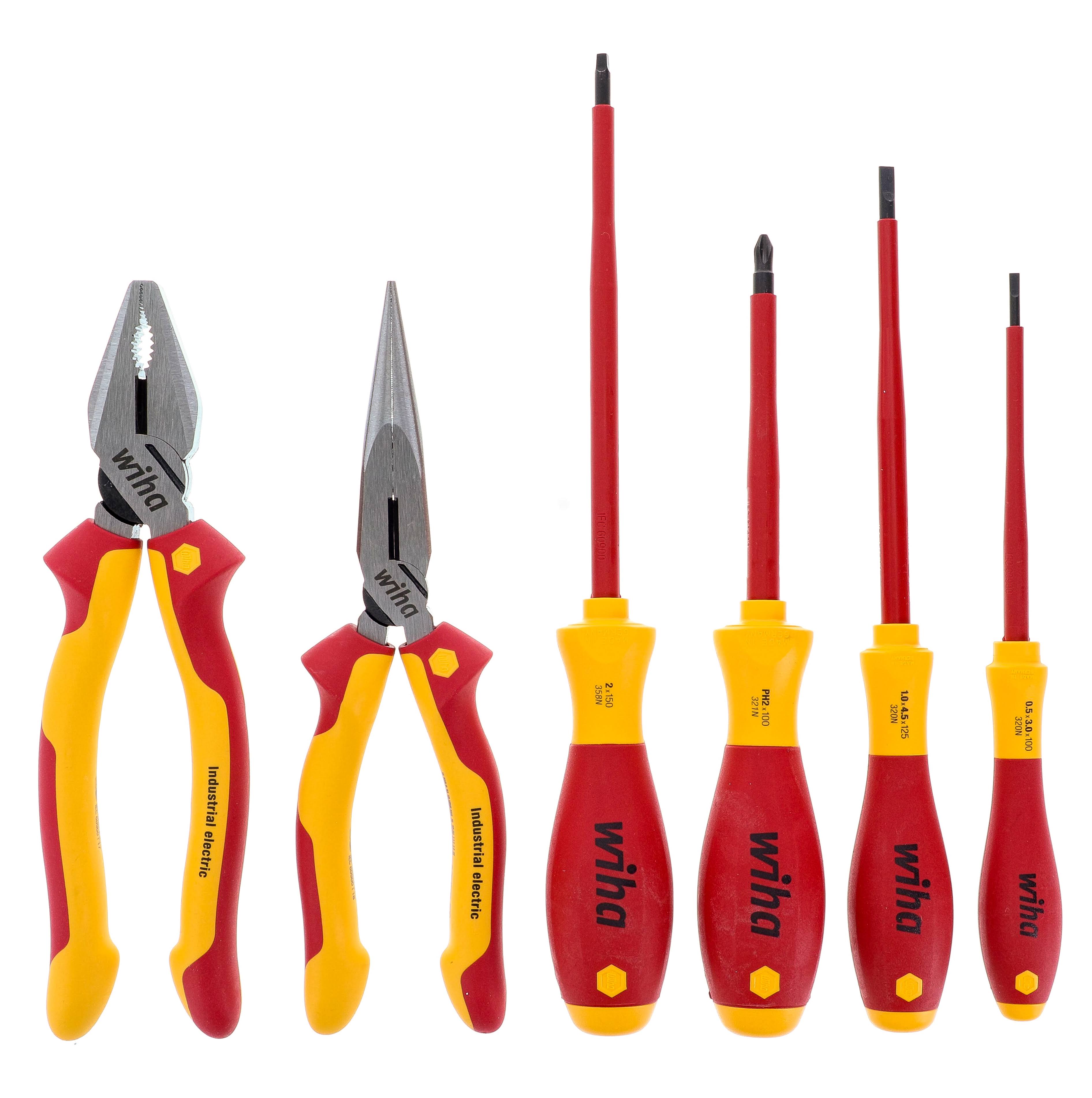 Wiha Tools 32984 Insulated Tool Set,6 pc. O4MR7M_HZUD