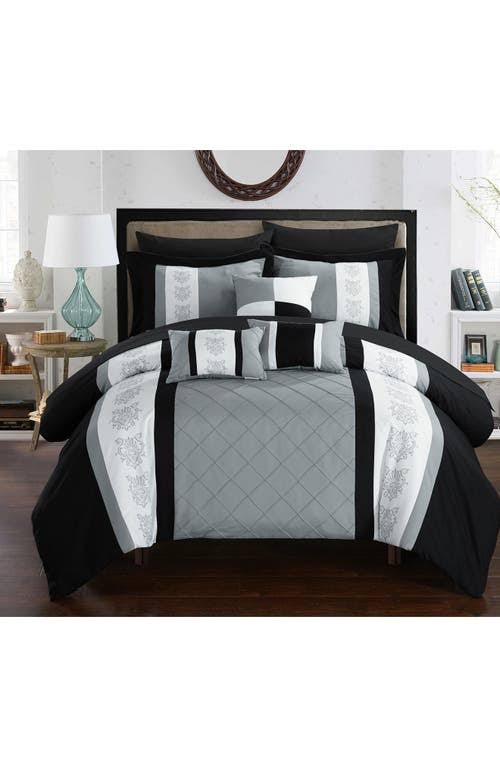Chic Home Adam 10-Piece Queen Comforter Set in 5YKIKJ_0SGO
