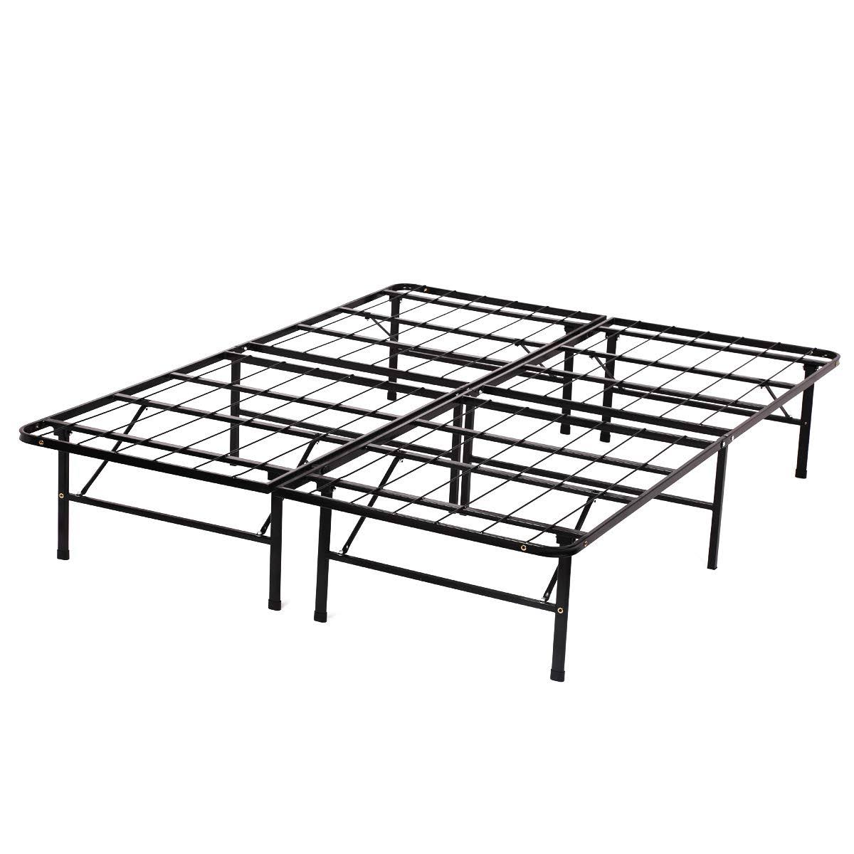 Bestmassage Queen Bed Frame Metal Platform Bed Frame Queen Size 14 inch Mattress D7CVLI_XVHW