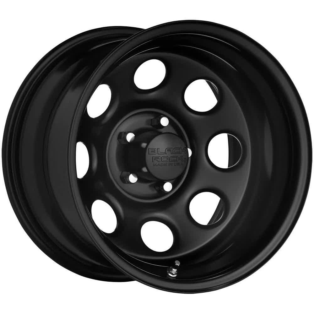 Black Rock 997B Soft 8 17x8 Matte Black 17x8 Wheels DIY31D_DQOY