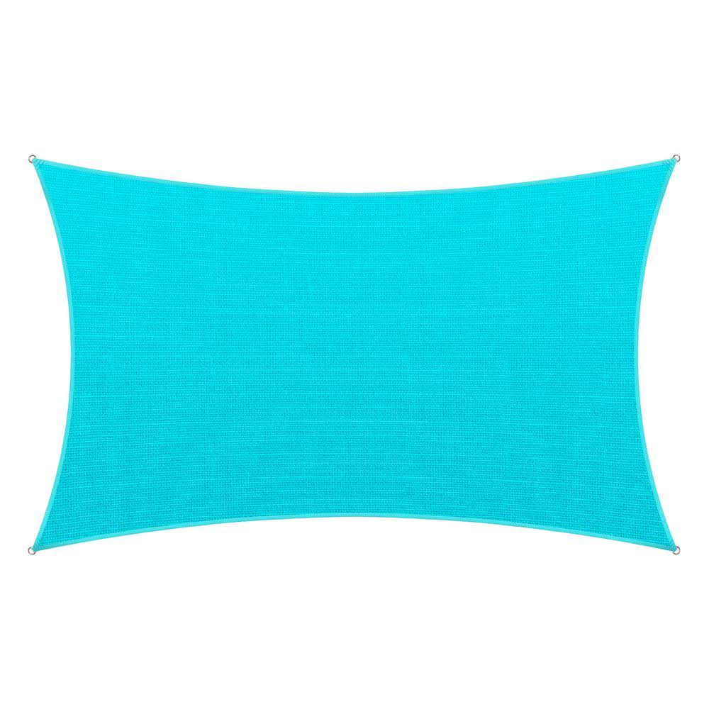 Amgo 12 ft. x 18 ft. Turquoise Rectangle Shade ABR5J9_QGRE