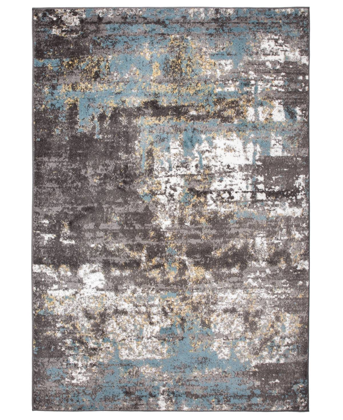 Rugshop Vintage Distressed Abstract Area Rug 5' x 7' 0RT5US_YNTF
