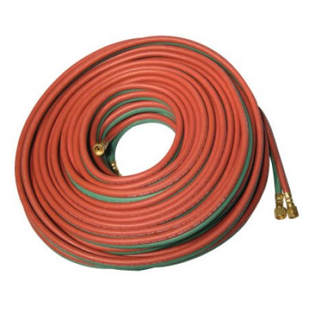 Twin Welding Hoses, 3/8 in, 50 ft, Acetylene QWIWAC_5XIF