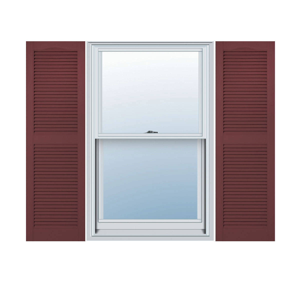 Builders Edge 14.5W in. Louvered Vinyl IXJDGR_NEZM