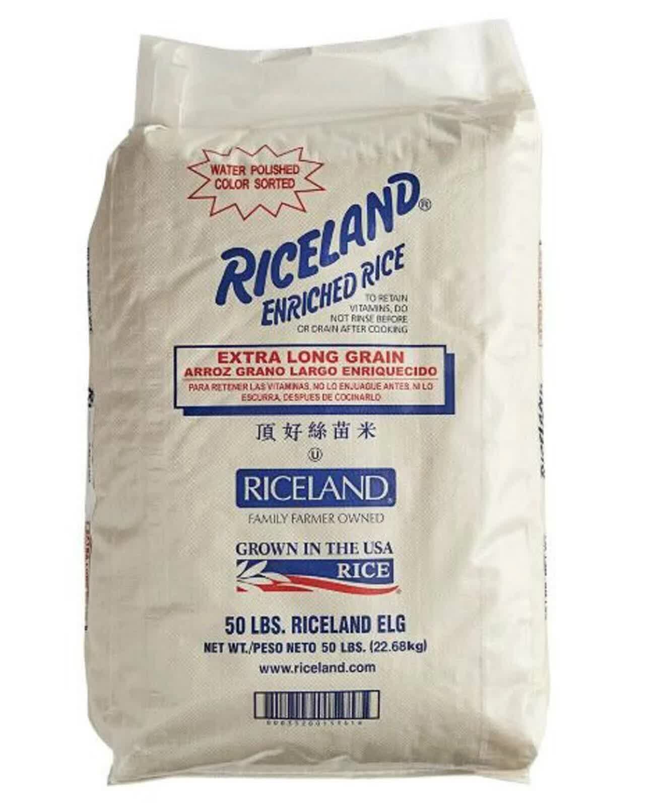 Riceland White Long Grain Rice - 50 lb. PL9KTR_9IKG
