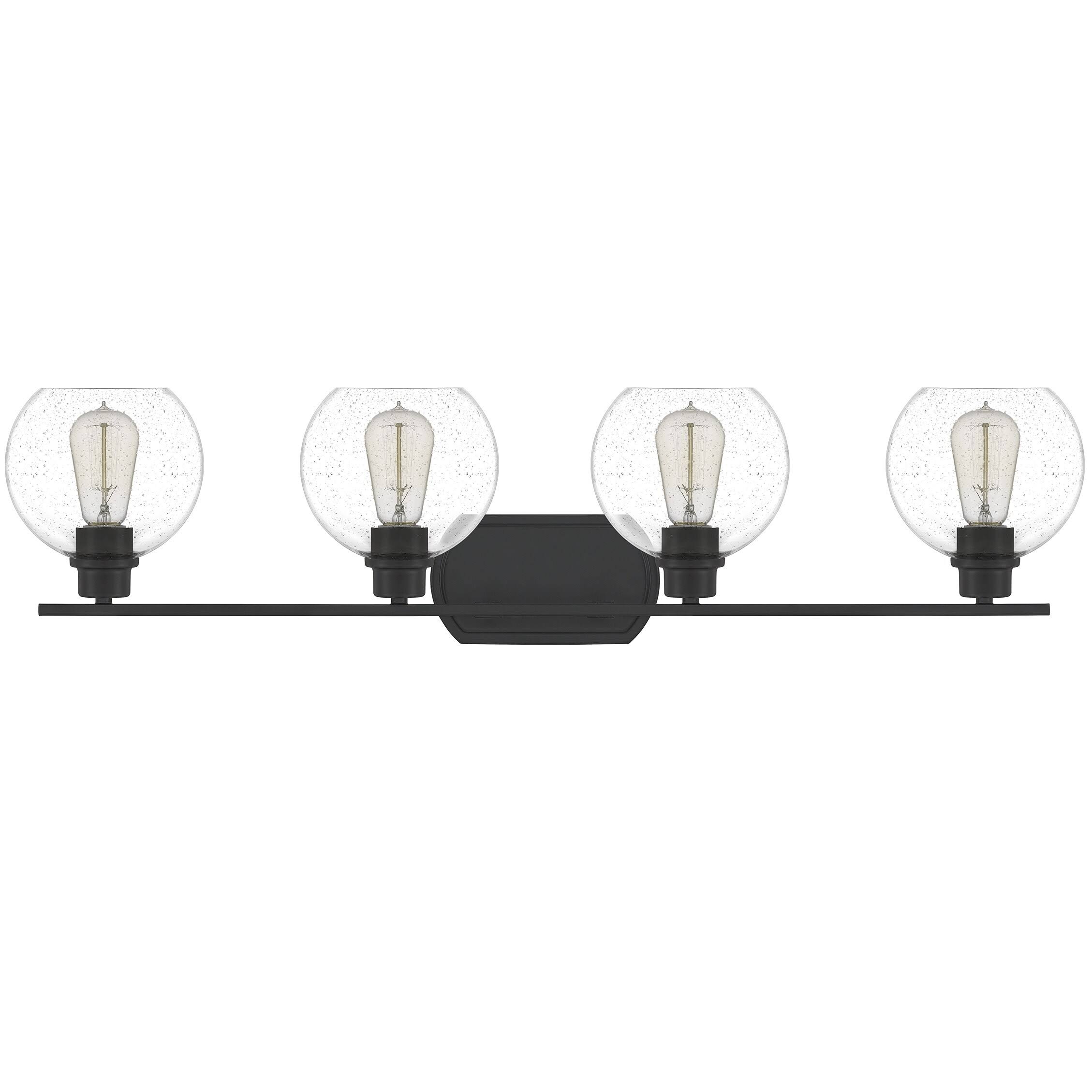 Quoizel Lighting PRUS8636MBK Pruitt Bath 4 Light Matte TRRNEX_MUPK