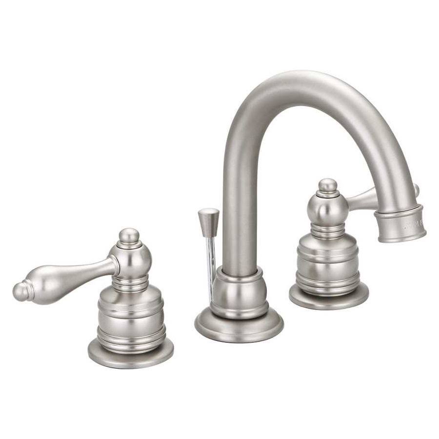 Banner 670 Series Widespread Sink Faucet 676-B Brushed ETWFFO_U77D