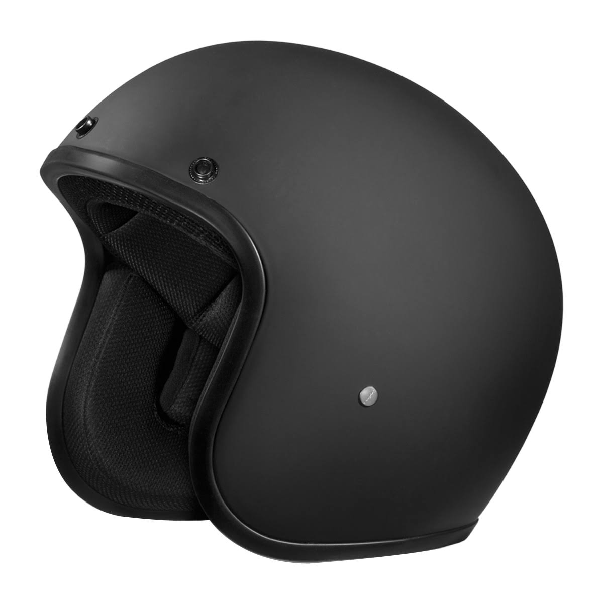 D.O.T. Daytona Cruiser - Dull Black Helmet P7ZTVO_QWMJ