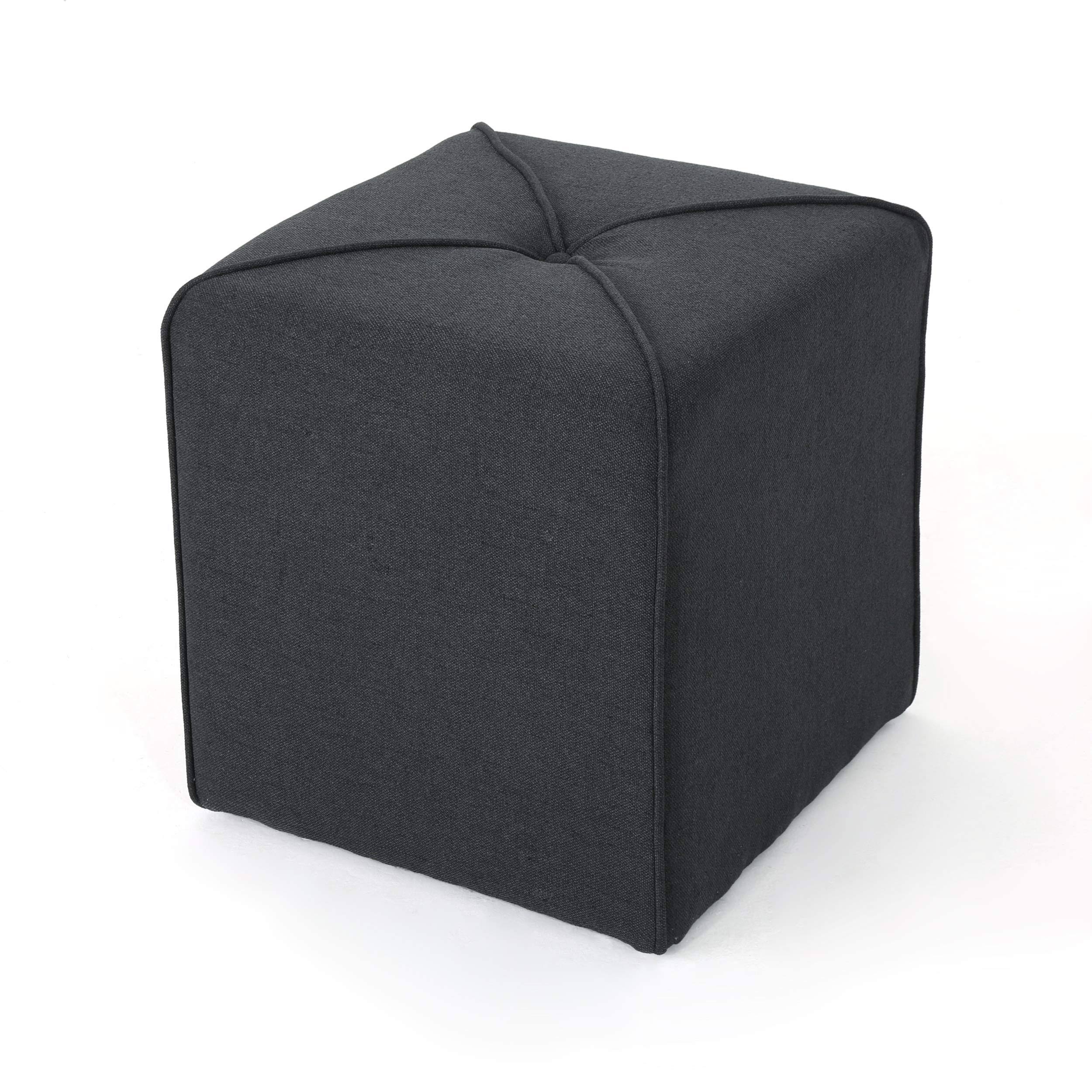 Christopher Knight Home Kenyon Fabric Square Ottoman, Dark OELZBH_TKQG