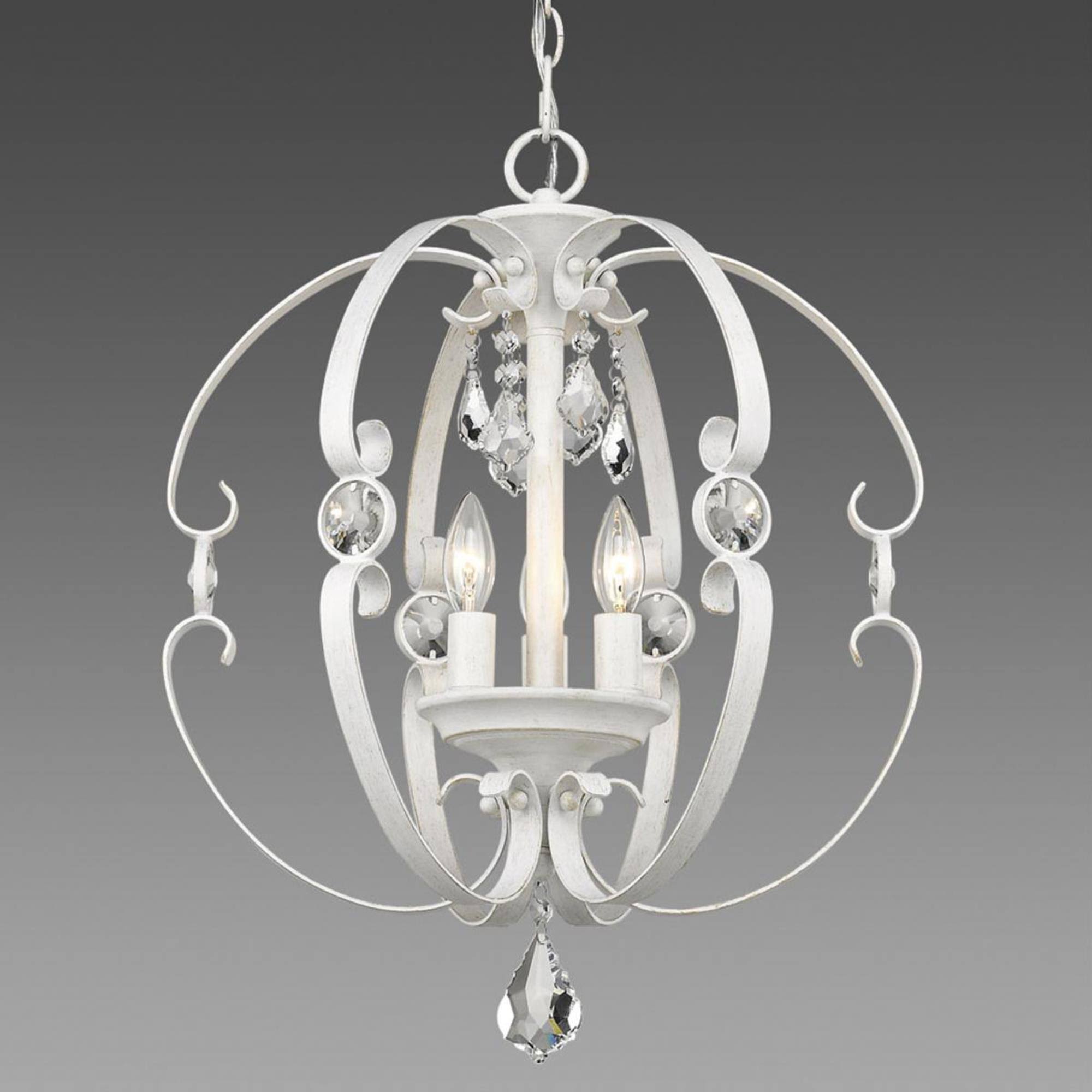 Golden Lighting 1323-3P FW Ella 3 Light Pendant in French ZPCM6B_KNTP