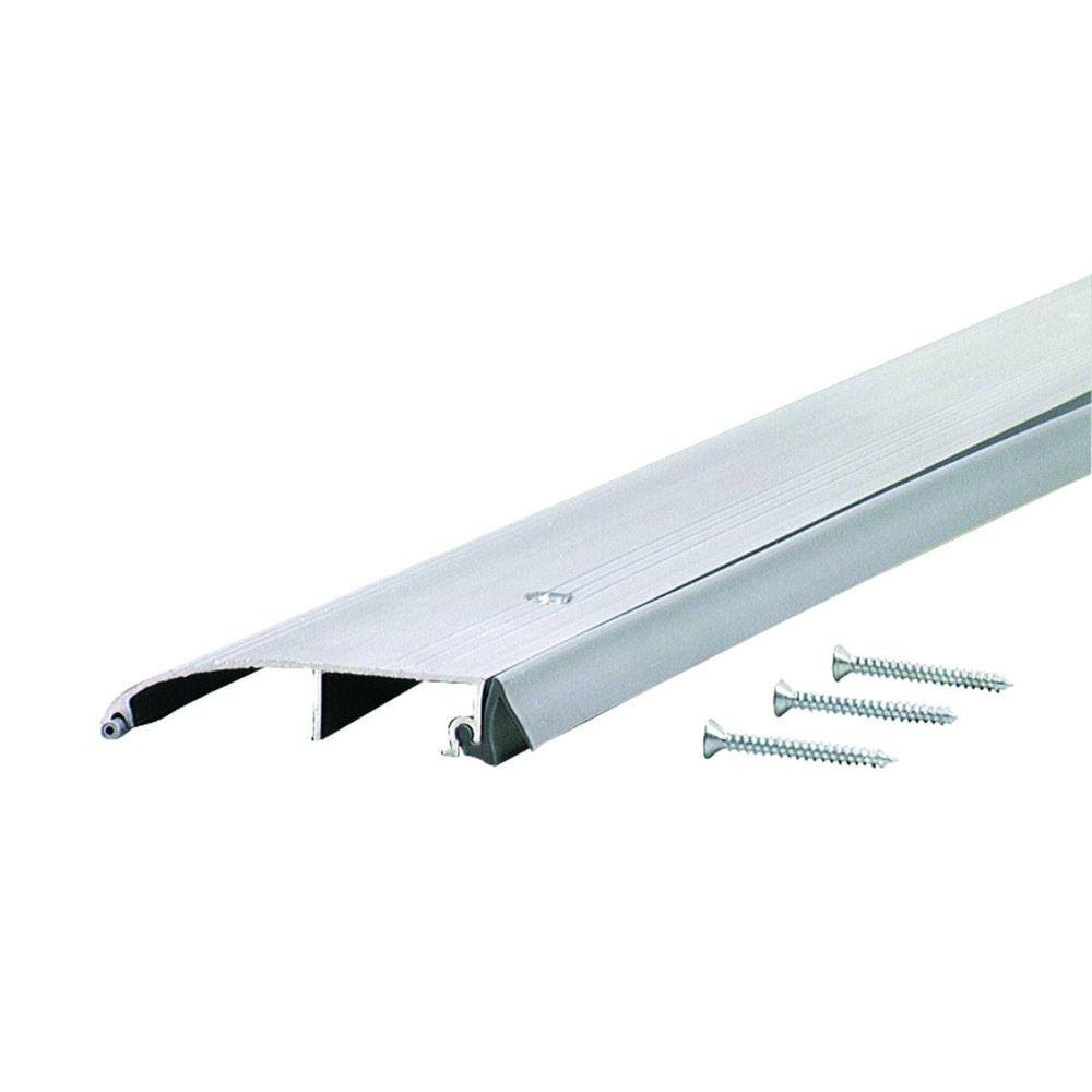 M-D Building Products Deluxe 3-1/2 in. x 53 in. Aluminum Low Bumper Threshold, BFNUF0_A5HB