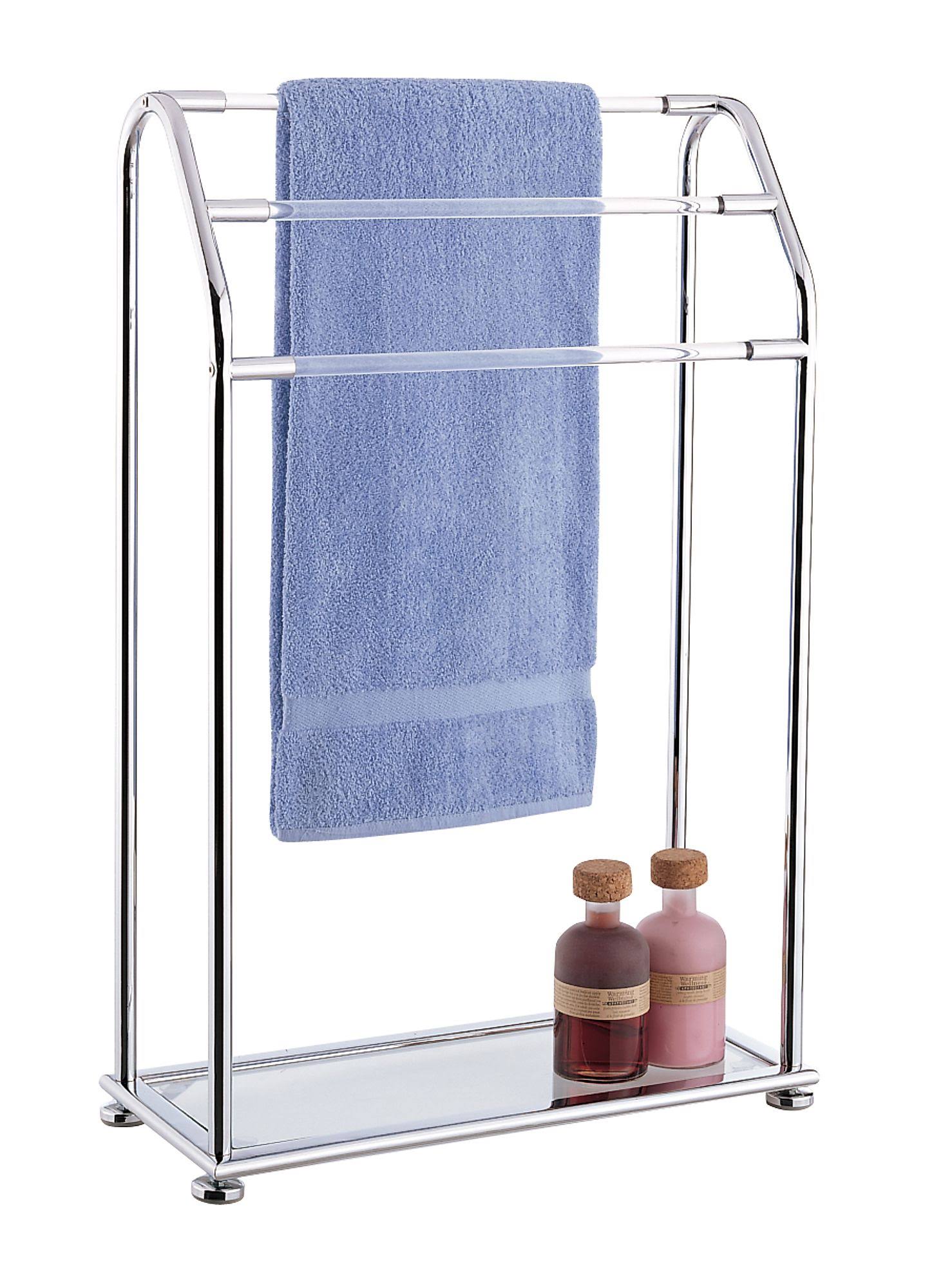 Organize It All Acrylic 3 Bar Towel Rack with Bottom IGLJ1Q_ULUR
