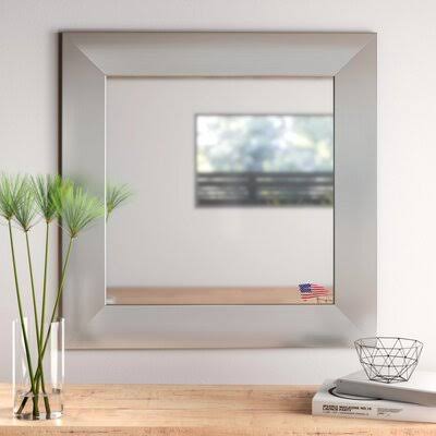 Wade Logan Wide Square Wall Mirror Size 17.PM1QJA_EQZW