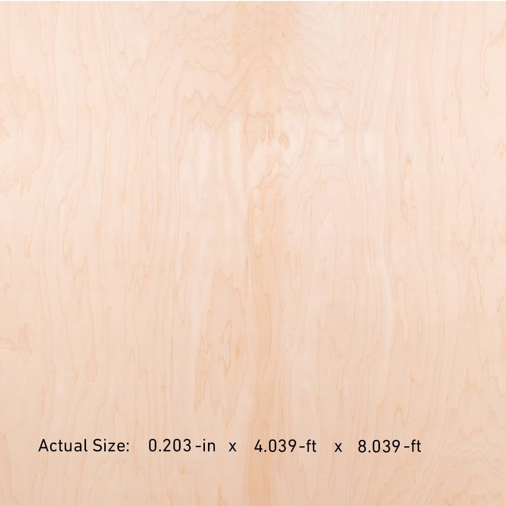 SoyStrong 1/4-in x 4-ft x 8-ft Maple Sanded Plywood UK34EQ_QAAN