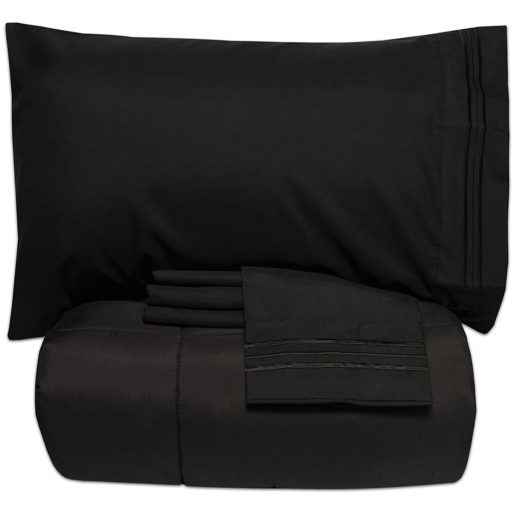 Full 5 Piece Bed-in-a-Bag Comforter Sheet Set, YORIWL_NQAU