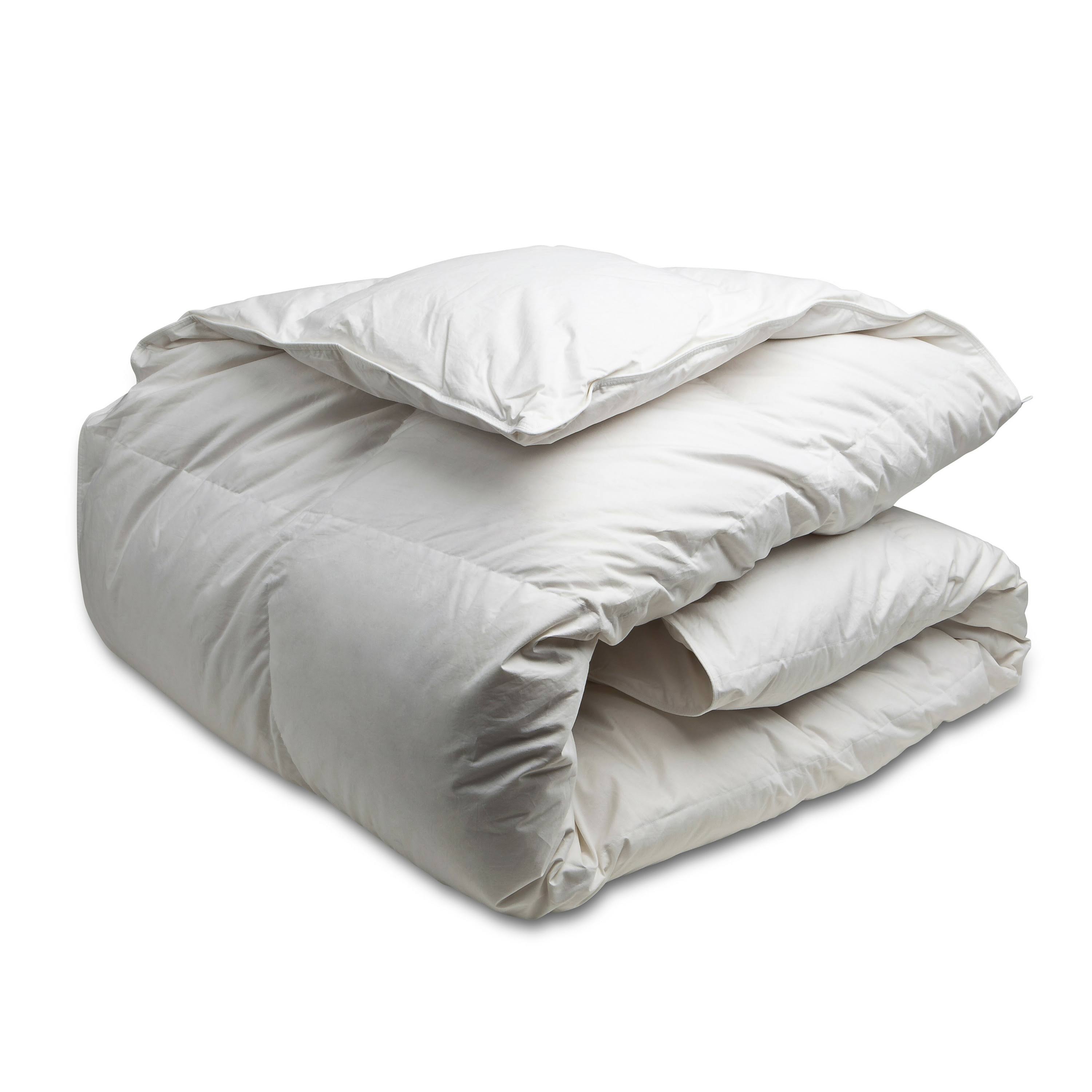 Canadian Down Feather Company White Goose Down Comforter (Regular Weight) (Queen) 0Z72MJ_SHEL