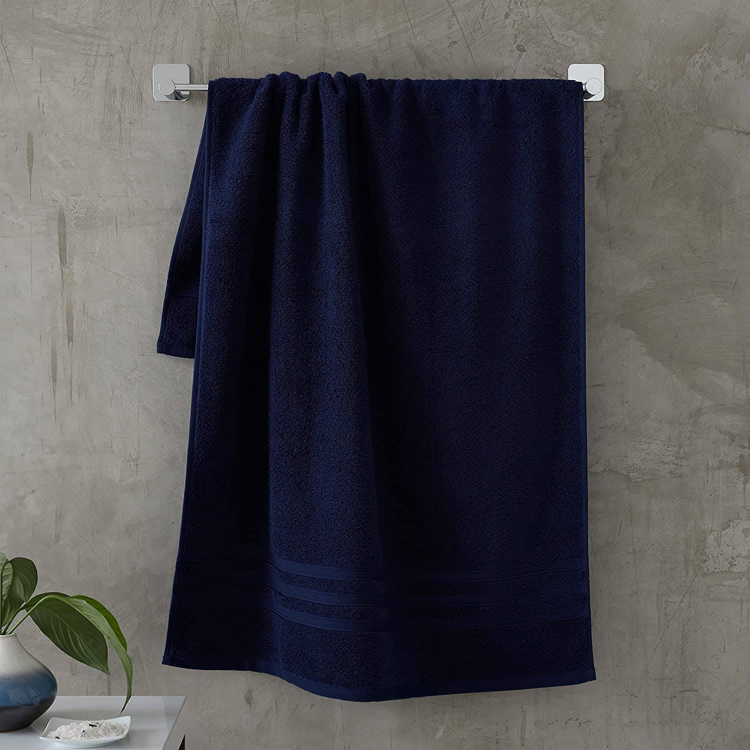 Catherine Lansfield Zero Twist 90x140cm Bath Sheet Pair Q5PLCU_QSKZ