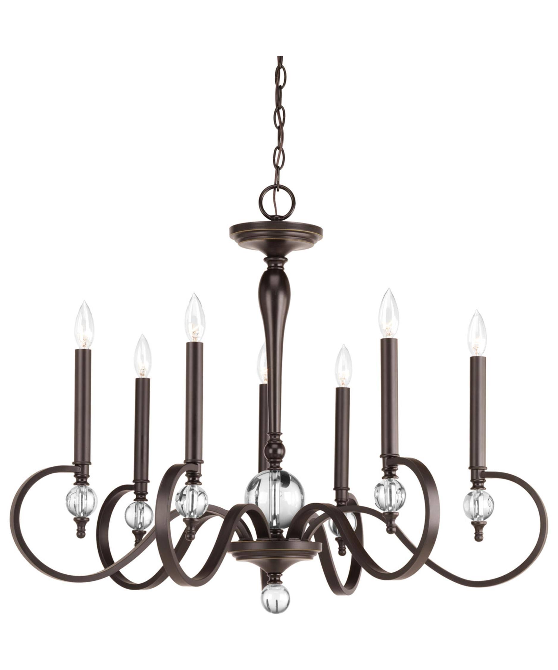 Progress Lighting P4616-20 Esteem 7-Light Chandelier Antique FZO8CX_JLY2