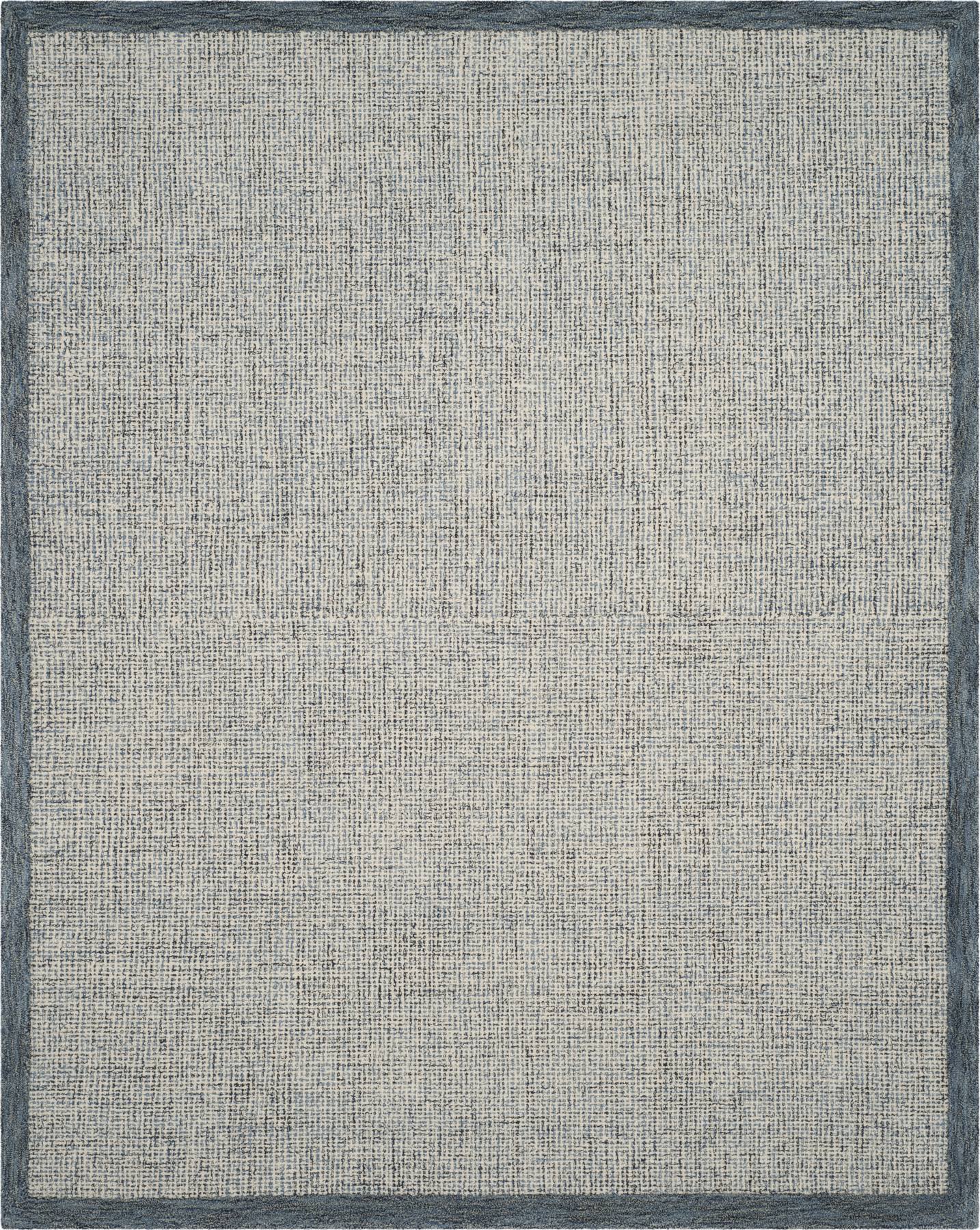 Safavieh 6' x 6' Square Abstract ABT220C Navy / Ivory CVDFML_ETYS