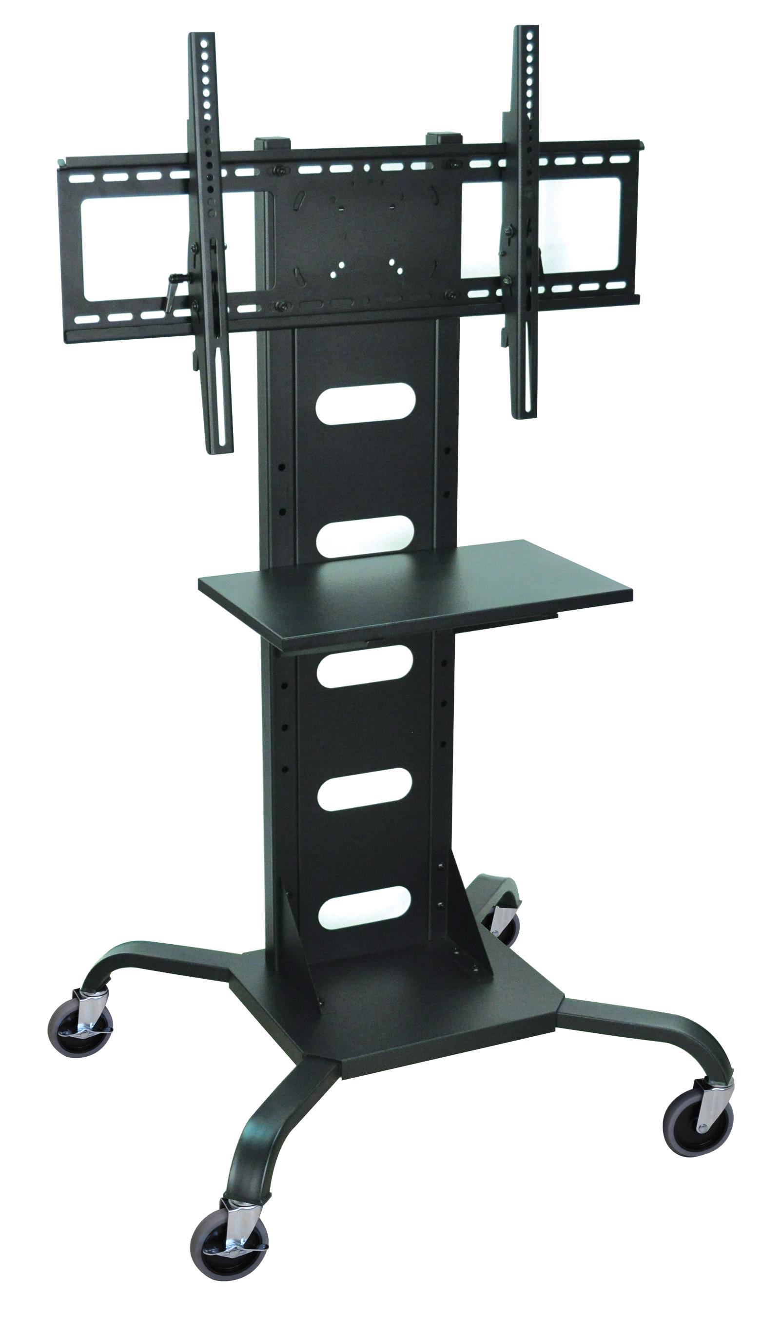 Luxor WPSMS51 Mobile Black Flat Panel TV Stand RGI9H4_QD8C