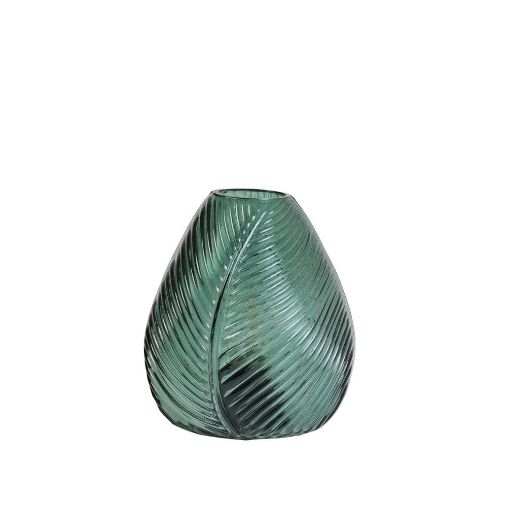 Light Living Table Lamp LED 13.5x15cm Leaf Glass Dark Green Bedside Lamps Unusual OYRCPV_DVW8