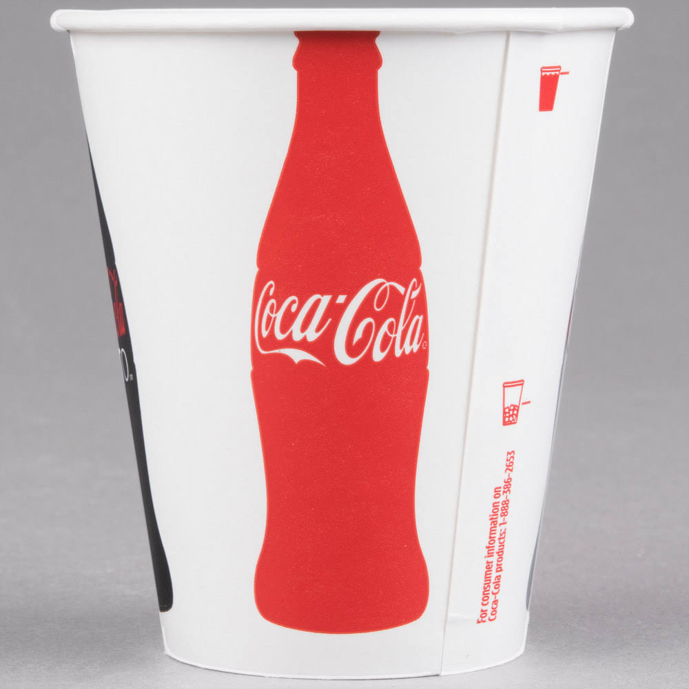 Solo RP2SCB-K1038 Coke 12 oz. Poly Paper Cold Cup - 2000/EJK2RH_MQ7O
